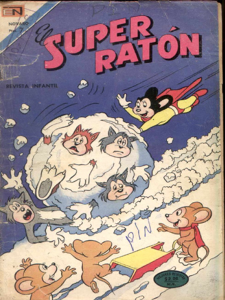 (Comic-Historieta) Super Raton - Ediciones Novaro Mexico, 1974, 7 ...