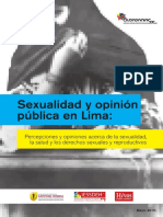 Sexualidad y Opinion Publica