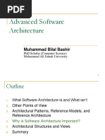 Advanced Software Architecture: Muhammad Bilal Bashir