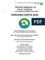 Proyecto Coquito Capita Modulo Consolidado Huanuco 2016