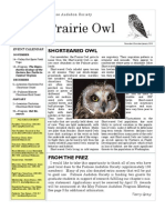 Nov-Dec-Jan 2009 Prairie Owl Newsletter Palouse Audubon Society