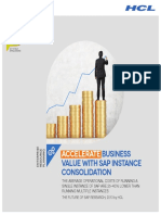 Sap Instance Consolidation - HCL