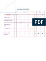 Cronograma de Actividades