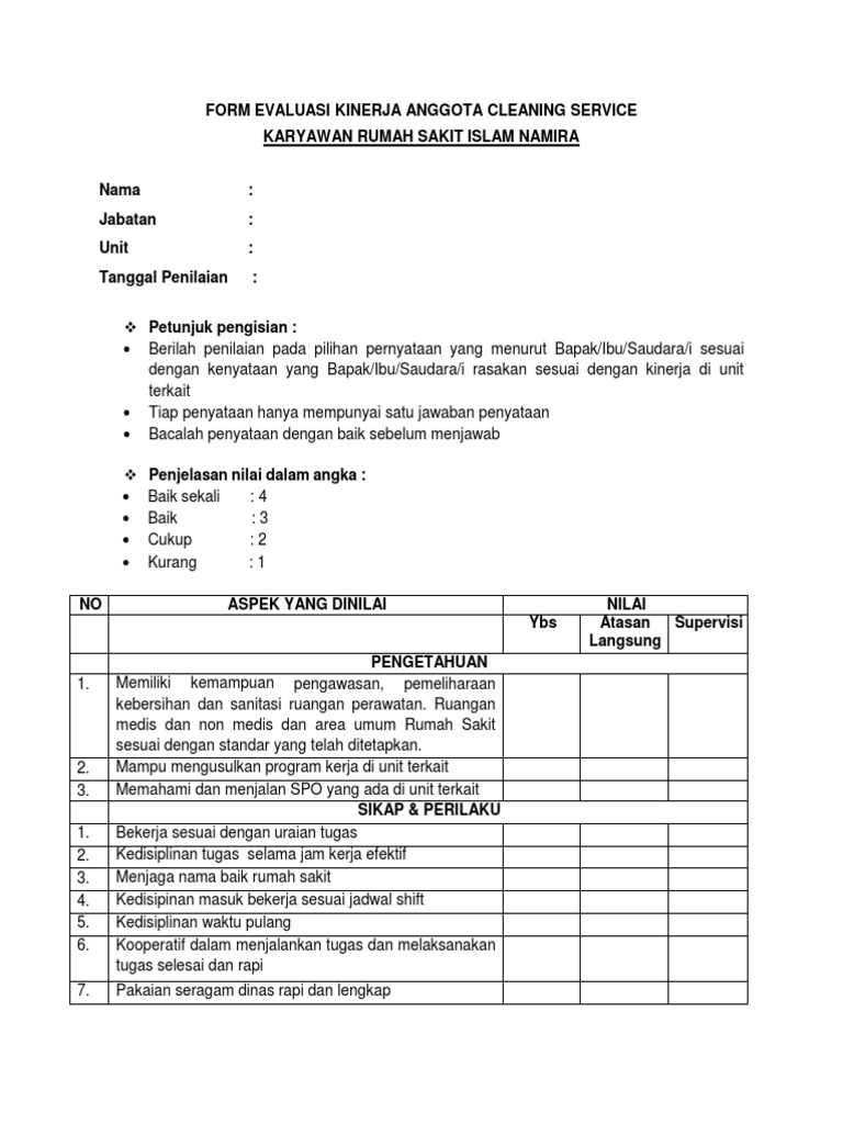 Download Contoh Laporan Evaluasi Kinerja Karyawan Background