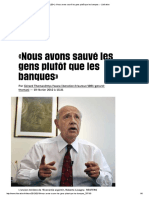 (20+) Nous Avons Sauvé Les Gens Plutôt Que Les Banques - Libération