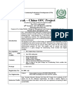 Pak China OFC Project 28thnov2017