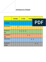 Cronograma de Actividades