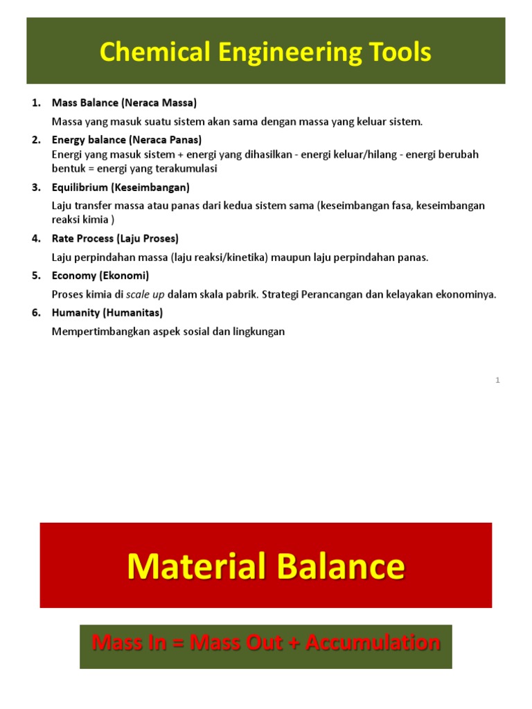 Mass Balance in Chemical Engineering | PDF | Gases | Thermodynamics