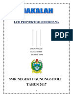 LCD Proyektor Sederhana