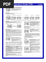 Casio Sat Uputstvo 2789 PDF