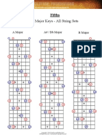 All Major Keys - All String Sets: Fifths