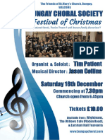 Christmas Concert Background A5