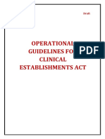 Clinical Establishment Bill