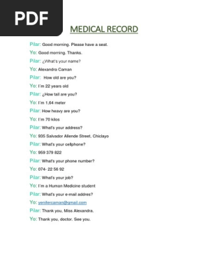 Medical Record