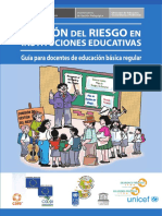 Gestión Del Riesgo en Instituciones Educativas: Guía para Docentes de Educación Básica Regular
