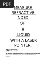 Measure Refractive Index