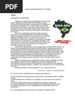 Avaliação Geral de Redação 9º Ano IV Unidade
