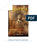 Advance Praise For "Imperator" by Philip Katz