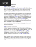 About Mcdonald S Mc Donald S Fast Food Restaurants
