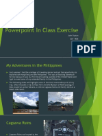 Powerpoint in Class Exercise