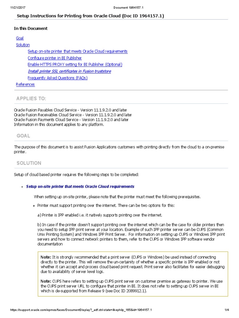 cloud based print server