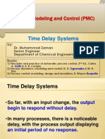 Process Modeling and Control (PMC) : Time Delay Systems