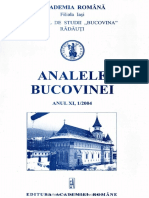 11-1. Analele Bucovinei, An XI, Nr. 1 (2004)
