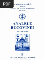 12-1. Analele Bucovinei, An XII, Nr. 1 (2005) | PDF