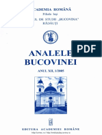 12-1. Analele Bucovinei, An XII, Nr. 1 (2005)