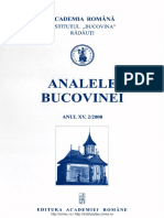 15-2. Analele Bucovinei, An XV, Nr. 2 (2008)