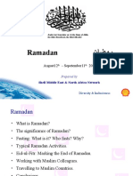 Ramadan: August12 - Sepetember11 2010