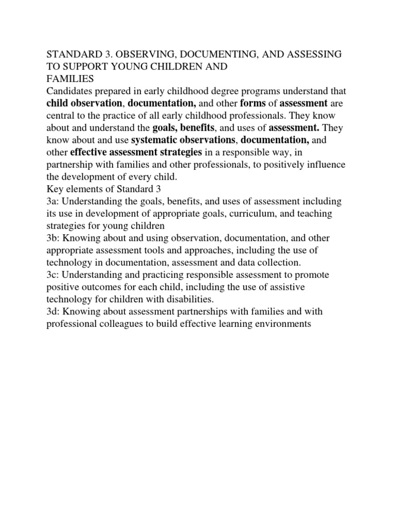 Why Is Naeyc Standard 1 Important