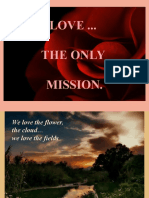 LOVE THE ONLY MISSION