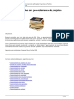 Bibliografia Extensiva Em Gerenciamento de Projetos