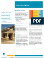 Home Insulation Fact Sheet