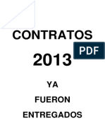 CONTRATOS 2013