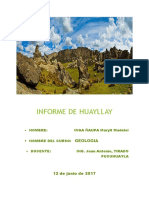 Informe de Huayllay