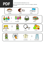Oraciones Con Pictogramas | PDF