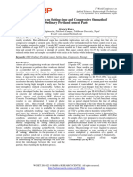 Effect of Sugar of Incial Seeting Time of Cement