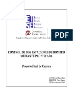 Control de Dos Estaciones de Bombeo Mediante PLC y SCADA