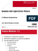 Bases bioquímicas del ejercicio