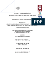 Actividad 1 Generalidades de Las Leyes Aplicables A Las Empresas para Pago de Impuestos y Su Tarifa de Tributacion.