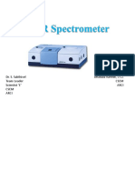 FTIR Spectrometer: Fourier Transforms and Working