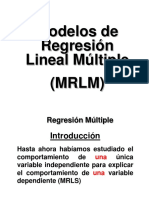 Modelo de Regresion Lineal Multiple
