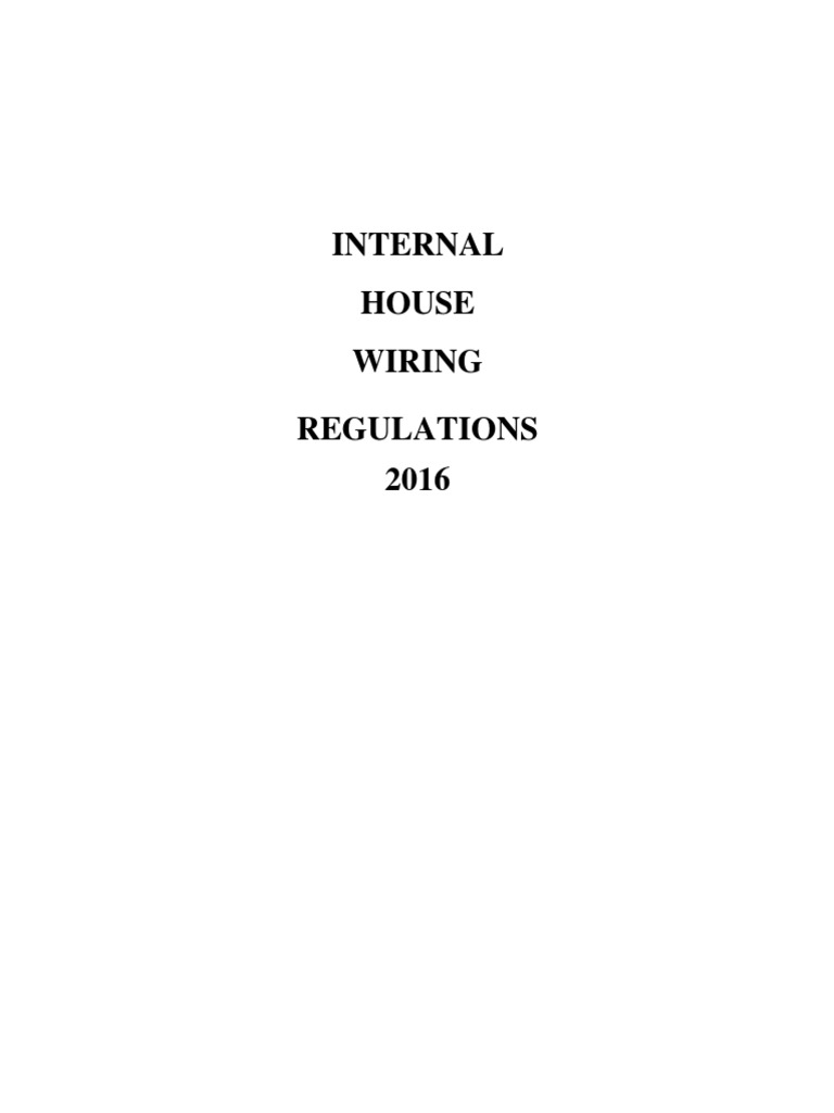Internal House Wiring | PDF | Electrical Wiring | Mains Electricity