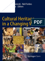Cultural Heritage in A Changing World