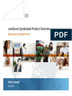 Comscore Syndicated Product Overview: Measuring The Digital World