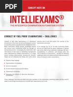 Concept Note On IntelliEXAMS - An Examination Management System