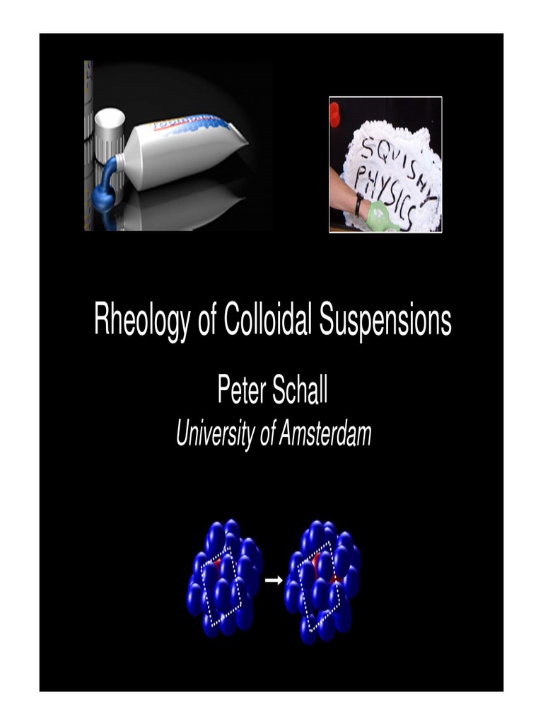 Rheology of Colloidal Suspensions para Presentación | PDF | Rheology ...
