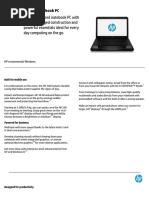 HP240notebook Datasheet PDF